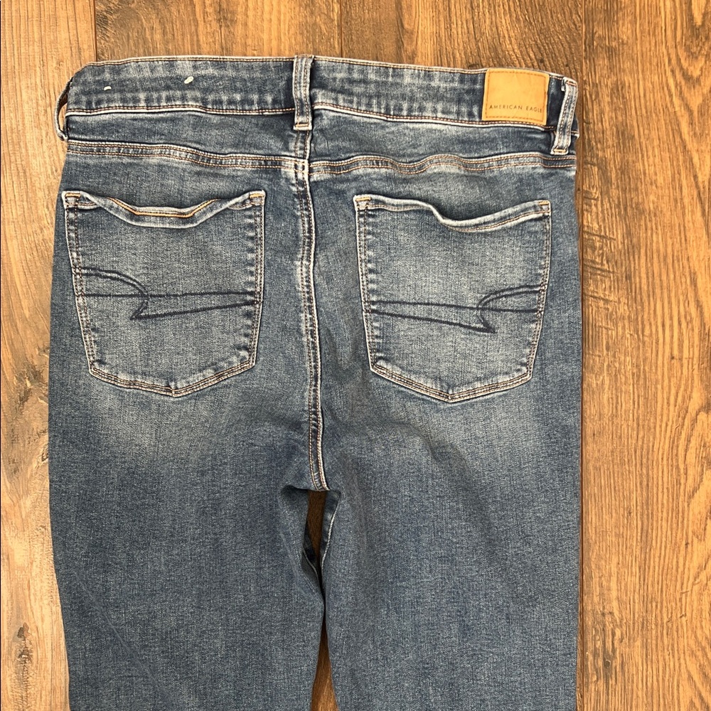 American Eagle Outfitters Blue Flare Jeans - Picture 11 of 12